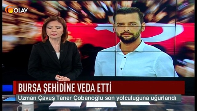 Bursa şehidine veda etti
