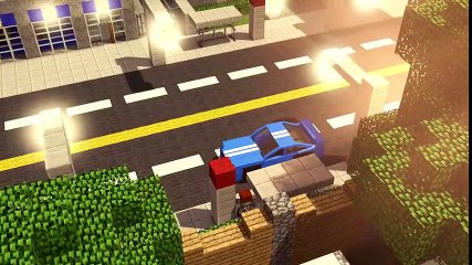 GTA V in Minecraft - Funny Minecraft Animation