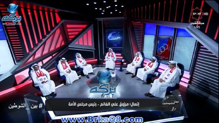 Download Video: عبدالعزيز العنبري للرئيس مرزوق الغانم: هذي ما تنقال على الهواء