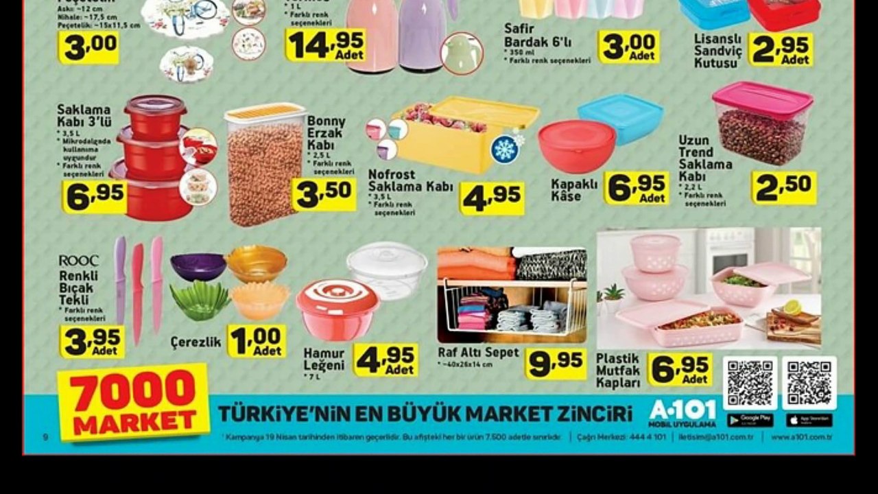 A101 19 Nisan indirimleri tam sayfa | A101 İndirimleri | A101 Aldın aldın | A101 Broşür