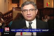 Perú y otros cinco países se retiran de Unasur indefinidamente