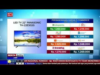 Perbandingan Harga E-Commerce: Led TV 22" Panasonic TH-22E302G