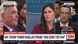 WH press briefing  - Apr 10, 2018 ¦ Sarah Sanders says Trump ‘has the p0wer’ to fire Mueller