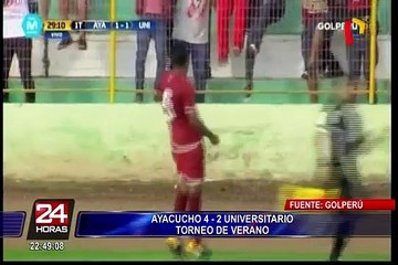 Universitario perdió 4 – 2 frente a Ayacucho FC por el Torneo de Verano