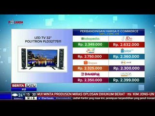 Perbandingan Harga E-Commerce: Led TV 32" Polytron PLD3217511