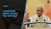 Former Union minister Yashwant Sinha severs ties with BJP