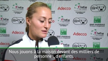 Fed Cup - Mladenovic : "J'essaye d'être un exemple pour mon pays"