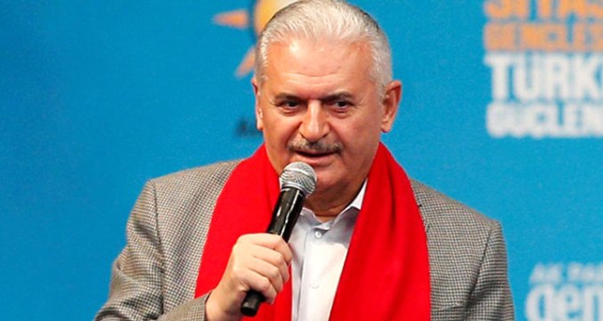 Kongreye Damga Vuran Anlar! Başbakan Yıldırım, Samanyolu Şarkısını Söyledi