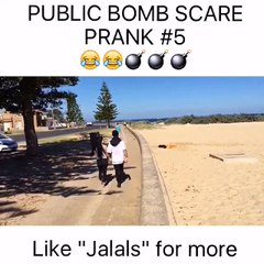 Public Bomb Scare Prank