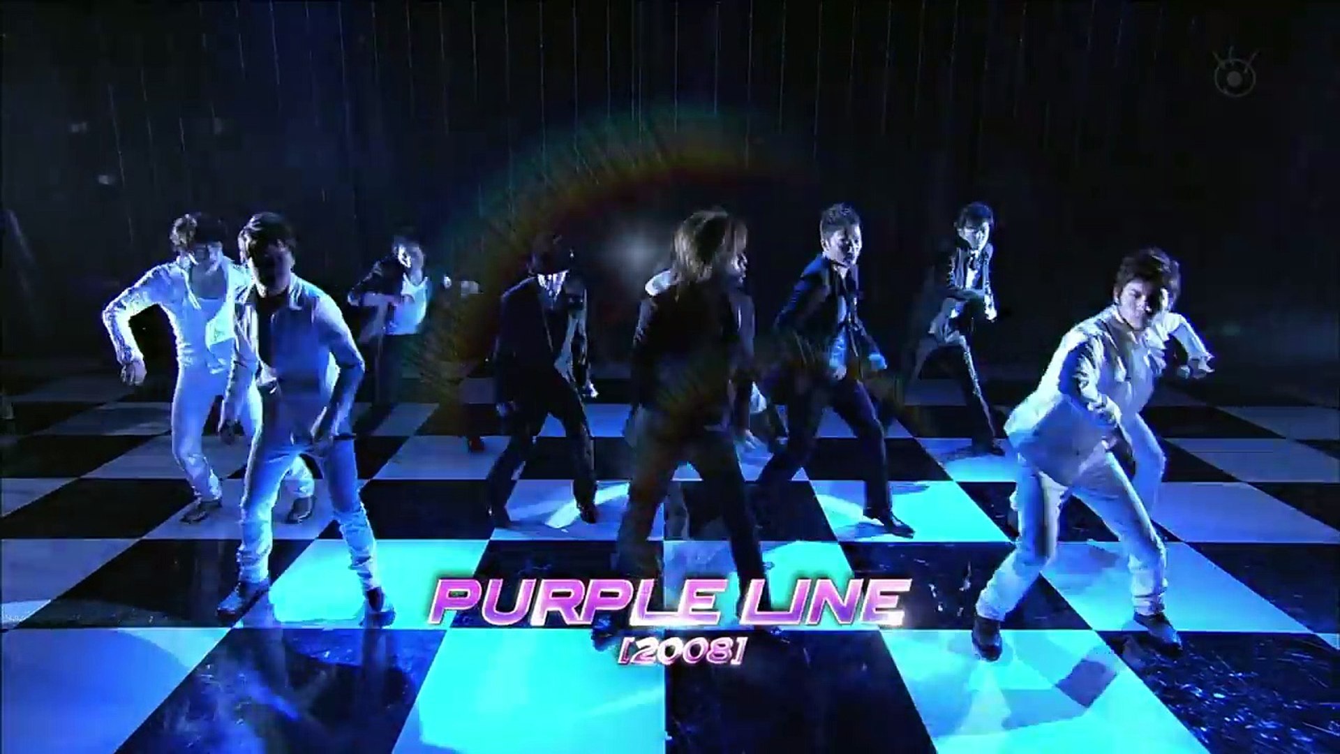 090302 TOHOSHINKI with SMAP Purple Line どうして君を好きになって