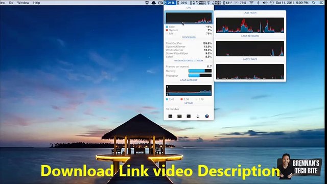 iStat Menus 6.11 Full Version MAC 2018
