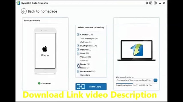 Syncios iphone data transfer