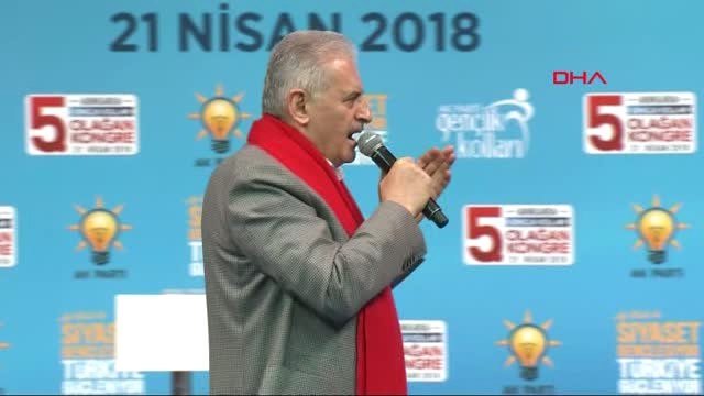 Başbakan Binali Yıldırım AK Parti Ankara İl Gençlik Kolları 5. Olağan Kongresi'nde Konuştu-2