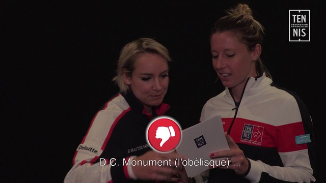 Fed Cup #FRAUSA, la french interview de Pauline Parmentier et Bethanie Mattek-Sands