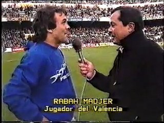 Madjer sous les couleurs du FC Valence en 1988