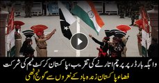 Pakistan Zindabad chants at Wagah Border