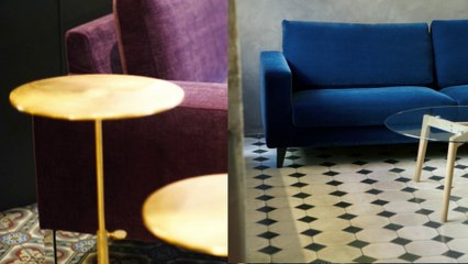 canape bleu canard paris