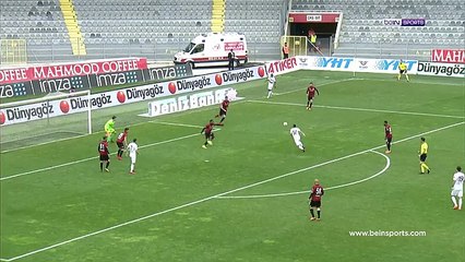 Gençlerbirliği-Osmanlıspor FK dakika 74 gol Adrien Regattin