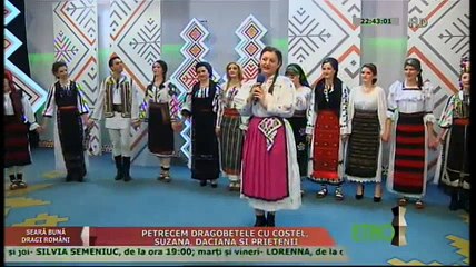 Ionela Toma - Trage-mi, bade, cu ochiul (Seara buna, dragi romani! - ETNO TV - 23.02.2016)