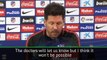 Diego Costa out of Arsenal semi-final first leg - Simeone