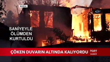 Video herunterladen: Çöken Duvarın Altında Kalmaktan Saniyelerle Kurtuldu