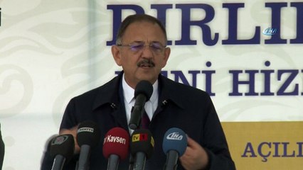 Bakan Özhaseki Birlik Vakfı şube açılışına katıldı
