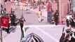 Hasan Ali gatecrashed the flag lowering ceremony at the Wagah Border to hype up the crowd with his trademark wicket celebration