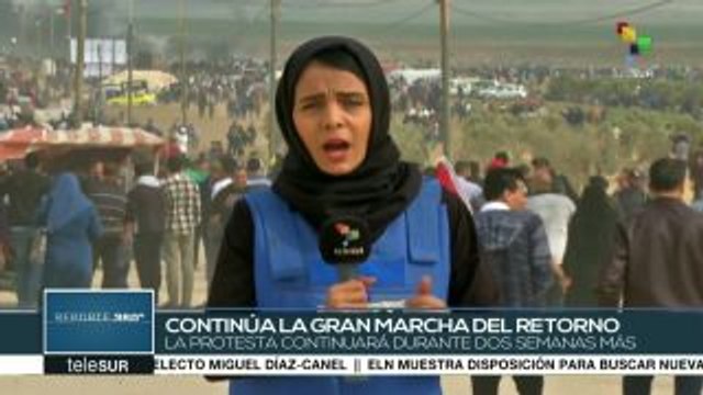Palestina: Gran Marcha del Retorno continuará hasta mediados de mayo