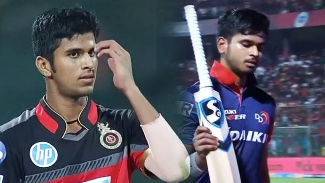 IPL 2018 RCB vs DD : Shreyas Iyer out for 52 runs, Washington Sundar strikes | वनइंडिया हिंदी
