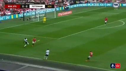 Manchester United 0-1 Tottenham Dele Alli  Goal HD -  21.04.2018