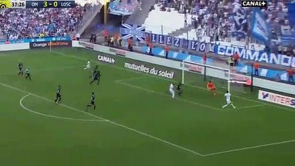 Buts Olympique de Marseille (OM) 5-1 Lille (LOSC) - Résumé