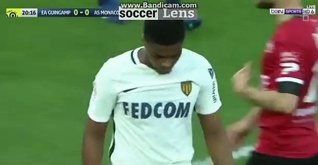 Carton rouge pour Jemerson - Guingamp 0-0 Monaco 21.04.2018