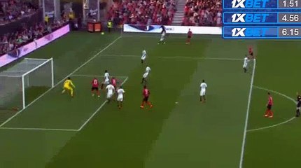 Jemerson Red Card And Jimmy Briand Goal HD - Guingamp 1-0 AS Monaco 21.04.2018