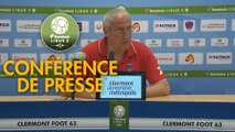 Conférence de presse Clermont Foot - US Orléans (4-2) : Pascal GASTIEN (CF63) - Didier OLLE-NICOLLE (USO) - 2017/2018