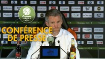 Conférence de presse FC Lorient - Valenciennes FC (0-1) : Mickaël LANDREAU (FCL) - Réginald RAY (VAFC) - 2017/2018