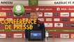 Conférence de presse Gazélec FC Ajaccio - Tours FC (3-2) : Albert CARTIER (GFCA) - Jorge COSTA (TOURS) - 2017/2018