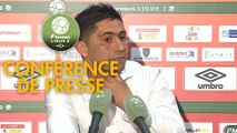 Conférence de presse RC Lens - Havre AC (3-3) : Eric SIKORA (RCL) - Oswald TANCHOT (HAC) - 2017/2018