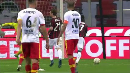 Pietro Iemmello  Goal HD - AC Milan	0-1	Benevento 21.04.2018