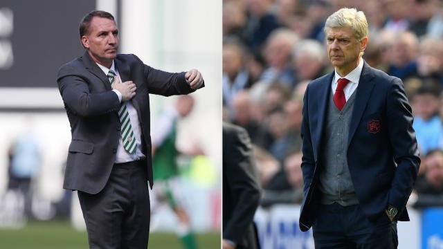 Celtic's Rodgers responds to Arsenal rumours