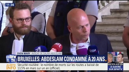 Salah Abdeslam condamné à 20 ans de prison, son avocat n’exclut pas de faire appel