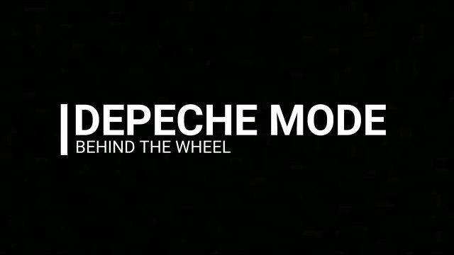 Depeche Mode - Behind the wheel KARAOKE / INSTRUMENTAL
