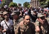 Soldiers Join Armenian Anti-Government Protests