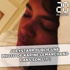 Download Video: JoeyS­tarr publie une photo de Karine Le Marchand au lit