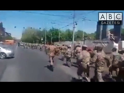 Komşuda askerler sokağa indi!