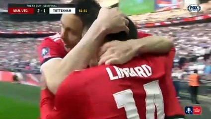 All Goals Manchester United 2-1 Tottenham / Ander Herrera Goal HD -  21.04.2018