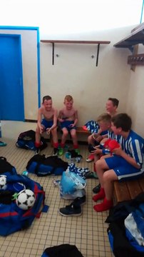 Cri de guerre des loulous U11 après leur belle victoire 7à1 contre Yerville
