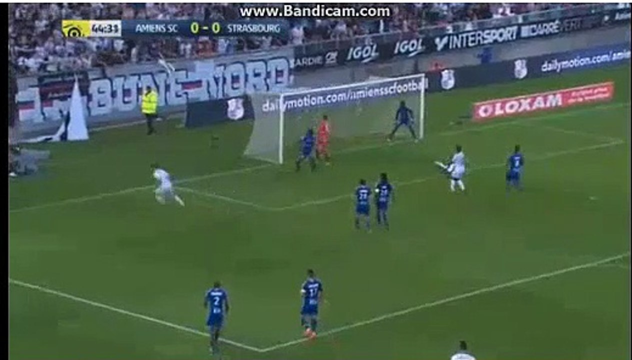 Amiens 3-1 Strasbourg / Buts - Résultat et résumé  . Ligue 1 - 5e journée