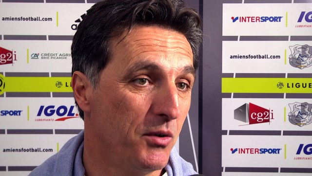 Après le match ASC - RCSA, itw Christophe Pélissier