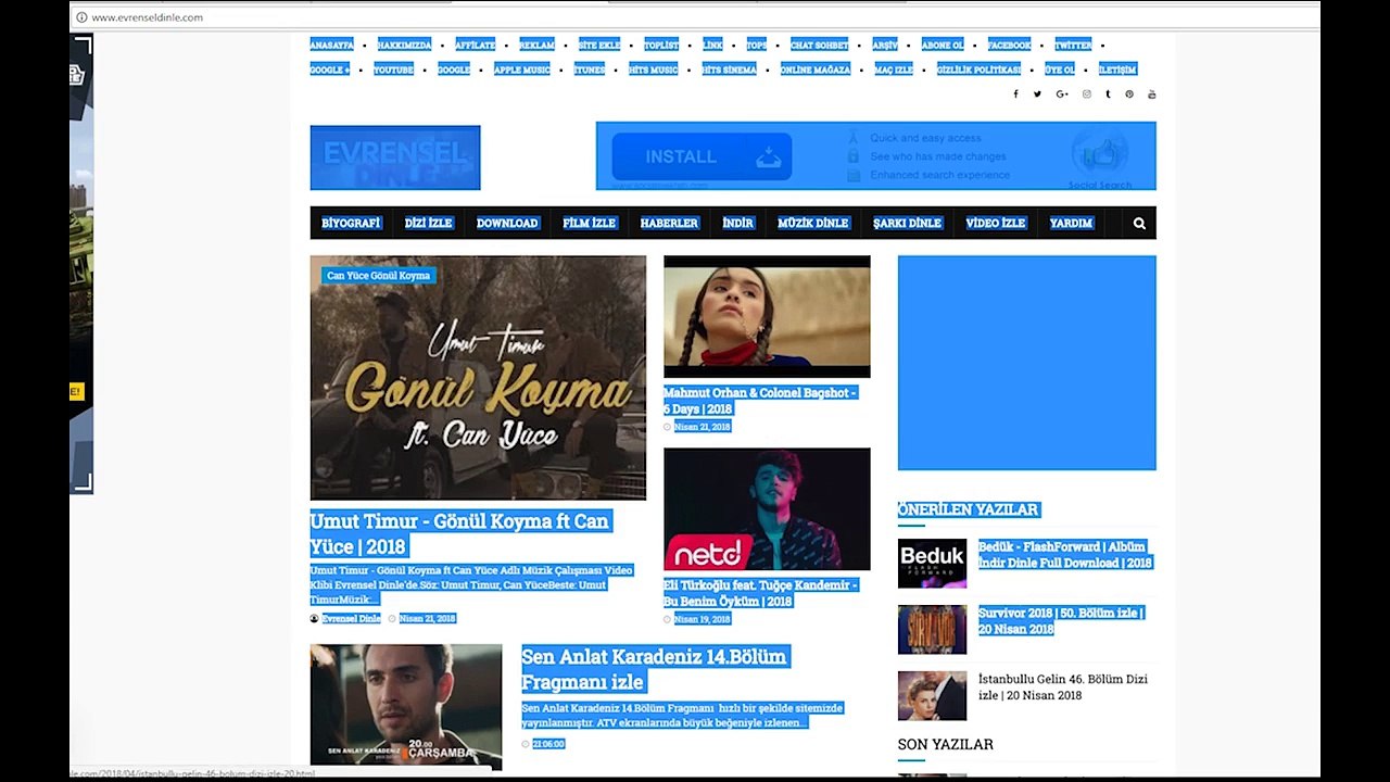 Umut Timur - Gönül Koyma ft. Can Yüce - Evrensel Dinle'de - 2018