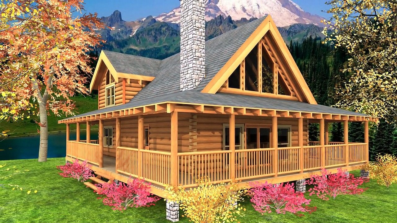 Log Cabin Designs and Floor Plans Ideas